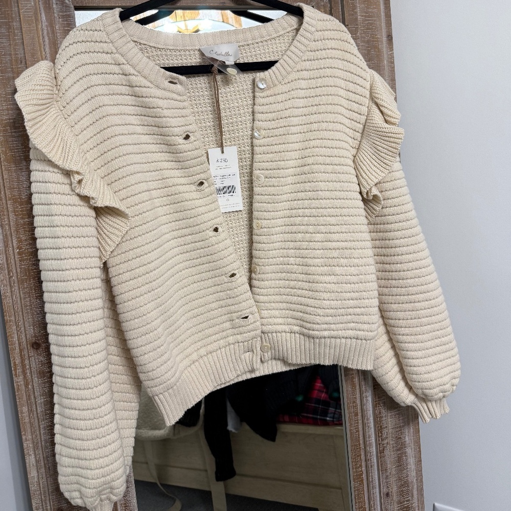 new with tags cleobella maelle cardigan small
